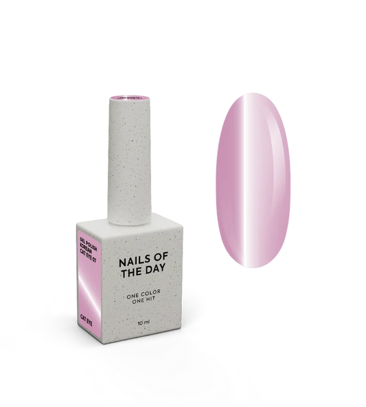 NAILSOFTHEDAY Korean Cat Eye 07 – lila Gellack Cat Eye, 10 ml