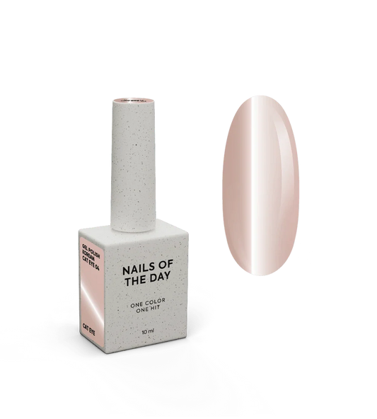 NAILSOFTHEDAY Korean Cat Eye 04 – Beiger Gellack Cat Eye, 10 ml