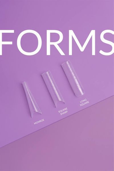 DNKa' Top Nail Forms Long Square, 120pcs