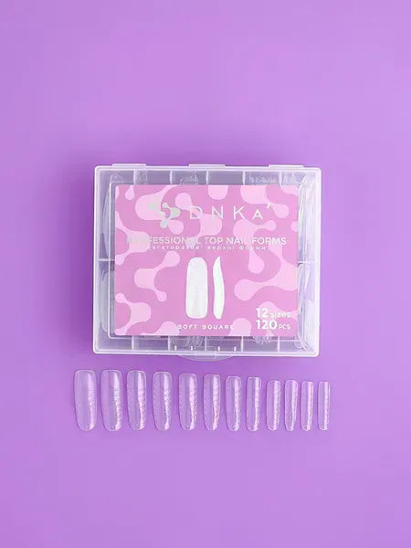 DNKa' Top Nail Forms Soft Square,120pcs