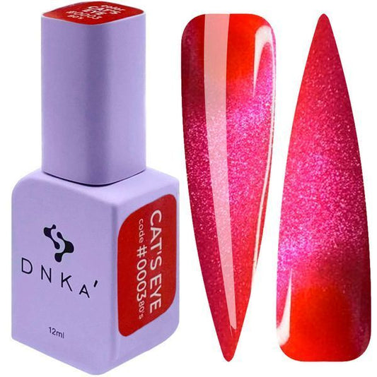 DNKa' Color Gel Polish Cat's Eye #0003 80's Hema/TPO free