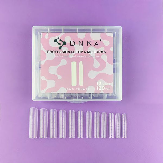 DNKa' Top Nail Forms Long Square, 120pcs