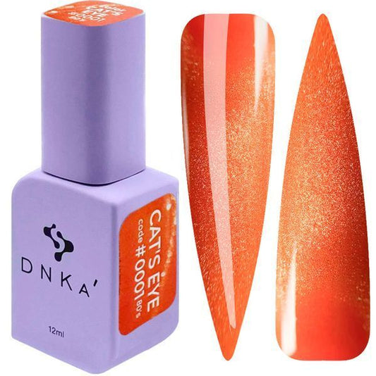 DNKa' Color Gel Polish Cat's Eye #0001 80's Hema/TPO free 12 ml