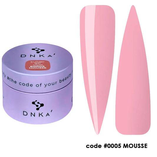 BUILDER GEL MOUSSE "DNKa", 30 ml #0005