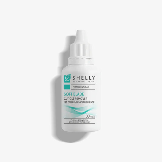 Shelly Cuticle remover for manicure and pedicure Soft Blade, 30 ml