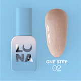 Lunamoon Einphasen-Gel-Lack für Pediküre One Step nr2, 8 ml