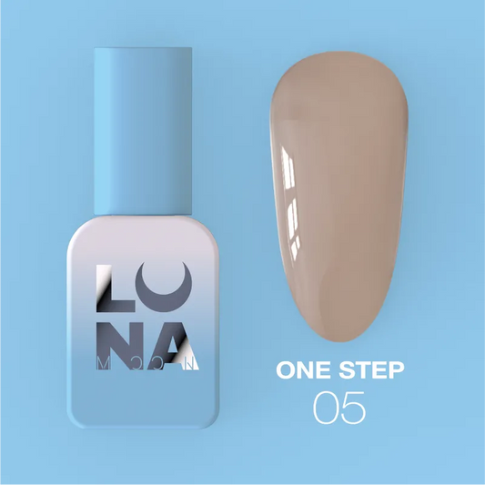 Lunamoon Einphasen-Gel-Lack für Pediküre One Step nr5, 8 ml