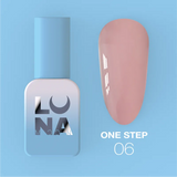 Lunamoon Einphasen-Gel-Lack für Pediküre One Step nr6, 8 ml