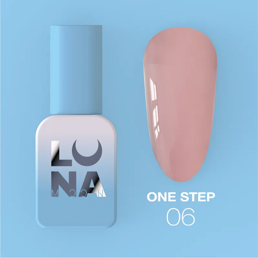 Lunamoon Einphasen-Gel-Lack für Pediküre One Step nr6, 8 ml