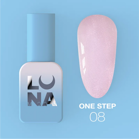 Lunamoon Einphasen-Gel-Lack für Pediküre One Step nr8, 8 ml