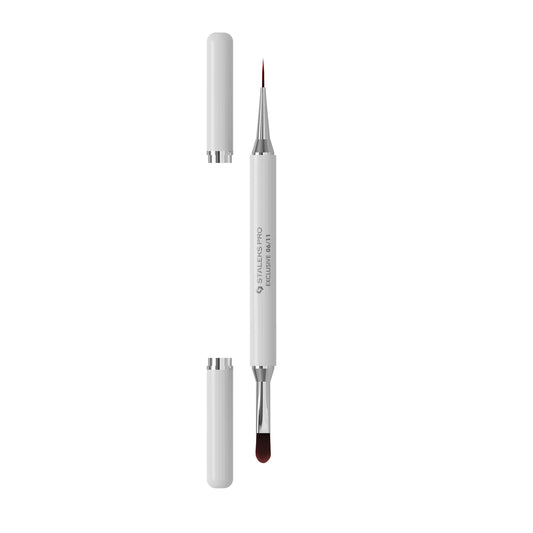 Doppelseitiger Pinsel EXCLUSIVE NBX-06/11 für Gel 11 mm / liner 12 mm
