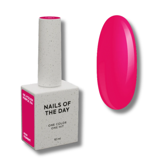 GEL POLISH – SUMMER#1 – PURPLE – 214 – NAILS OF THE DAY