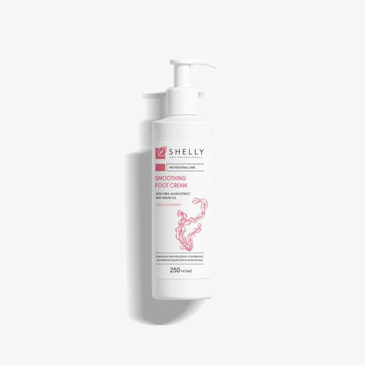 Shelly Fußcreme mit Urea, Algenextrakt und Arganöl für weiche Haut, 250 ml