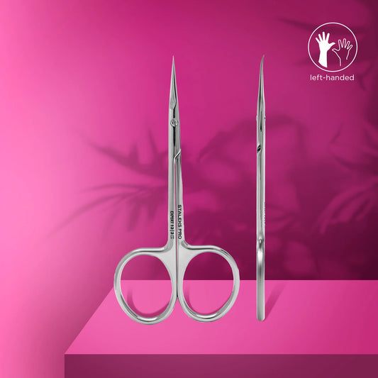 STALEKS EXPERT 13 TYPE 3 Professional cuticle scissors with hook for left-handed users SE-13/3