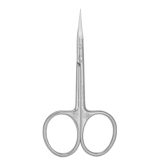 Nagelhautschere STALEKS EXCLUSIVE 23 Typ 2 mit Haken SX-23/2m, gerade Griffe (Magnolia)