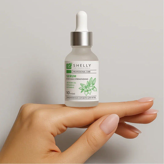 Shelly Serum zur Nagelstärkung mit Jojobaöl und den Vitaminen A & E, 10 ml