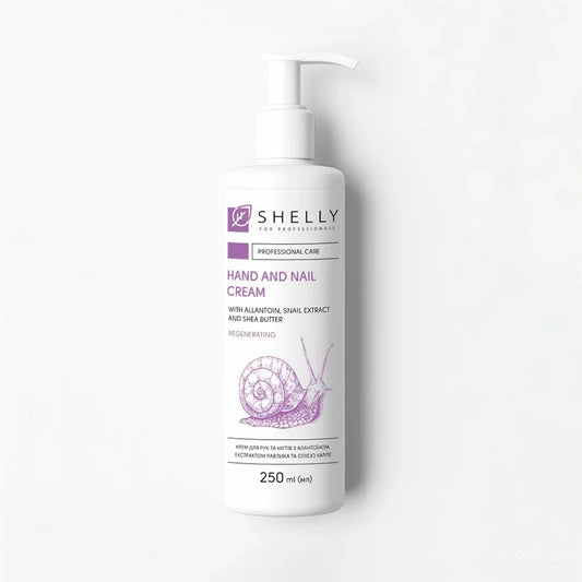 Shelly Hand- und Nagelcreme mit Allantoin, Schneckenextrakt und Sheabutter 250ml