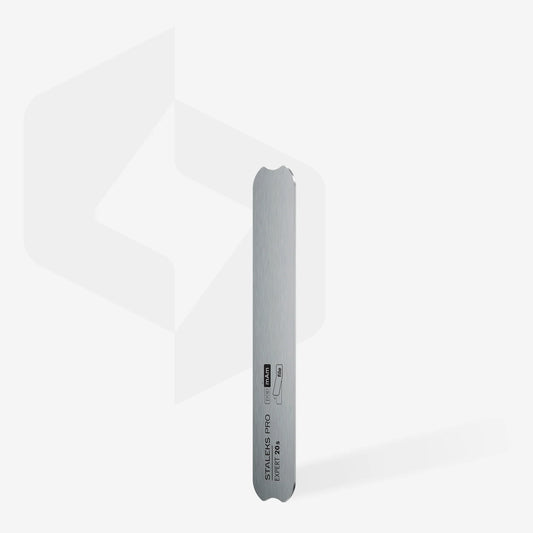 STALEKS EXPERT 20s Straight metal base for nail file (130 mm) SKU: MBE-20s