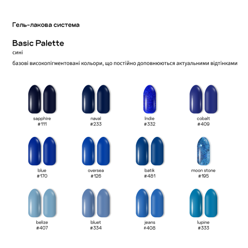 Gel-Lack 8 ml Nr. 111 – Sapphire