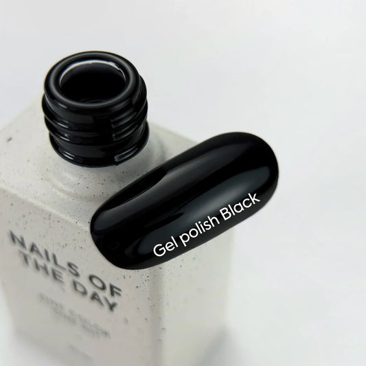 NAILSOFTHEDAY Let's Special Black – ein spezieller schwarzer Gellack, der in einer Schicht aufgetragen wird, 10 ml 033
