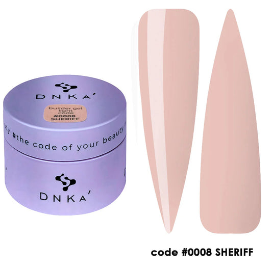 BUILDER GEL LIGHT "DNKa", 30 ml #0008 Sheriff