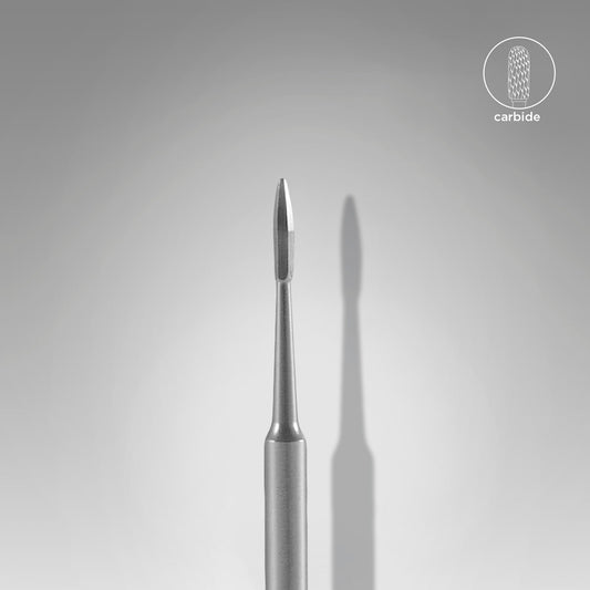 Hartmetallfräse „Nagelreiniger“, Durchmesser 1,2 Mm / Arbeitsteil 2,5 Mm.FT11/012/2.5