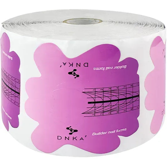 DNKa' “SHORT” PAPER BUILDER NAIL FORMS, 500 pcs