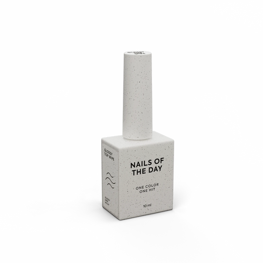 NAILSOFTHEDAY Glossy Top Wipe – glänzender Topcoat mit Schwitzschicht, ohne UV-Filter, 10 ml