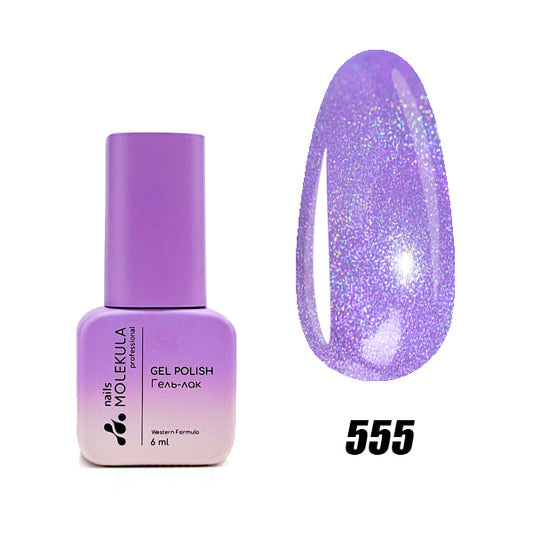 Gel polish Molekula 6 ml Holographic collection №555