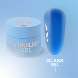 Glass Gel №1 – transparentes Aufbaugel mit Glaseffekt