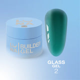 Glass Gel №2 – transparentes Aufbaugel mit Glaseffekt