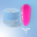 Glass Gel #4– transparentes Aufbaugel mit Glaseffekt
