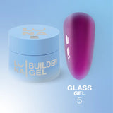 Glass Gel #5– transparentes Aufbaugel mit Glaseffekt