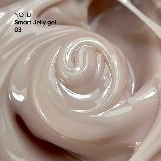 NAILSOFTHEDAY Smart Jelly Gel 03 – pfirsichbeige Aufbau-Gel-Gelee für Nägel, 15 g