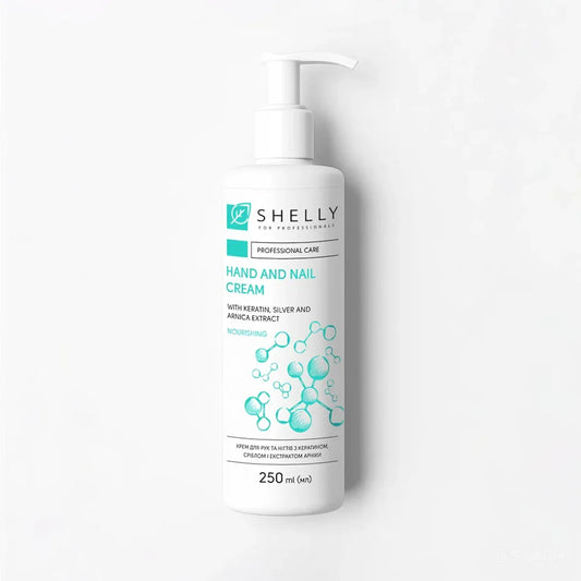 Shelly Hand- und Nagelcreme mit Keratin, Silber und Arnika-Extrakt 250ml