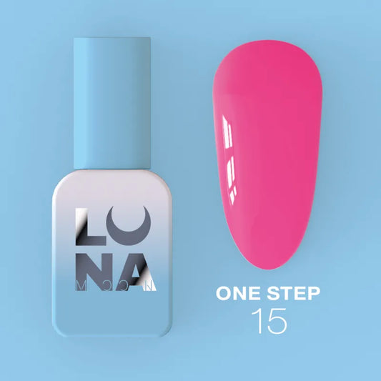 Lunamoon Einphasen-Gel-Lack für Pediküre One Step nr15, 8 ml