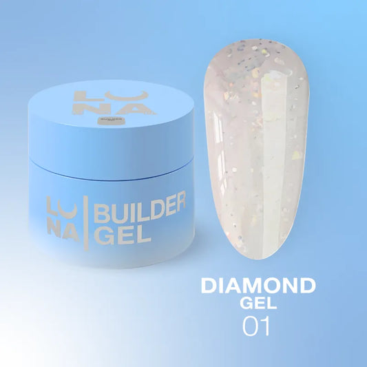 Lunamoon Diamond Gel №1  15ml.