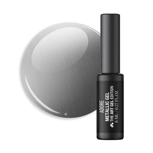 Metallic Gel Silver – Metallische Gel-Farbe 8ml