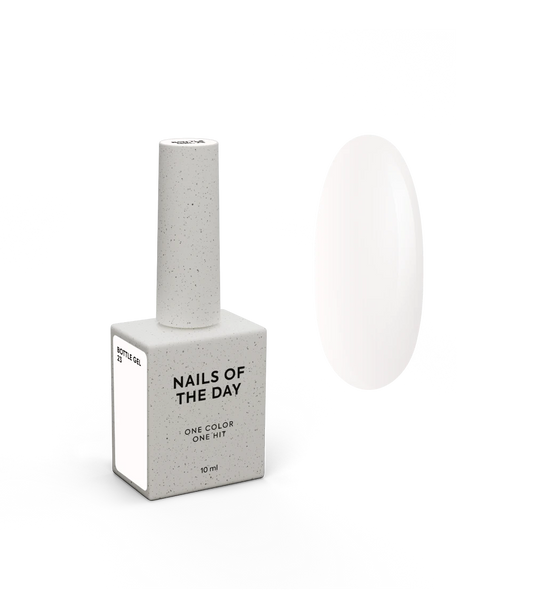 NAILSOFTHEDAY Bottle Gel 23 – milchiger, extrem haltbarer Aufbaugel zur Nagelverstärkung, 10 ml