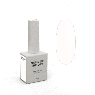 Nailsoftheday Cover Base Milk 03 — halbtransparentes milchiges Basiscöver für Nägel, 10 ml