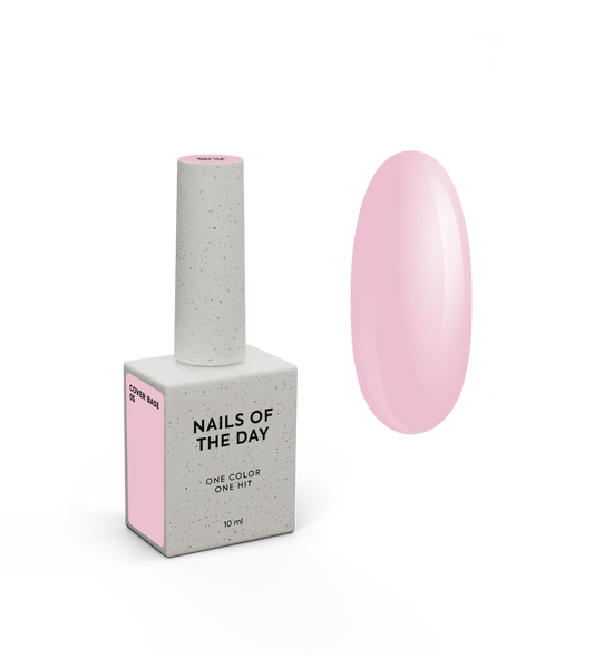 Nailsoftheday Cover Base 15 — natürlich-nudefarbenes Basiscöver für Nägel, 10 ml