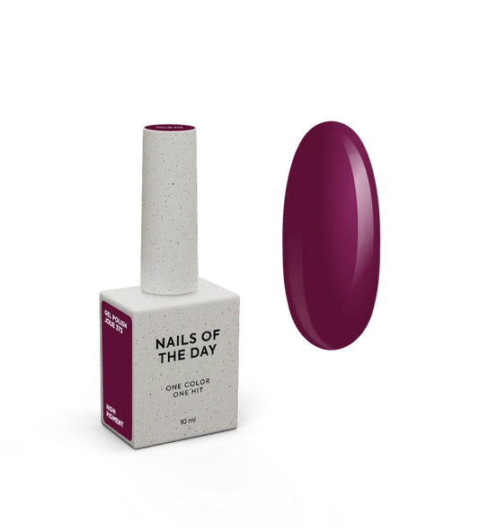 NAILSOFTHEDAY Ein besonderes Highlight ist Jolie – Marsala-Gel-Nagellack für eine Schicht, 10 ml