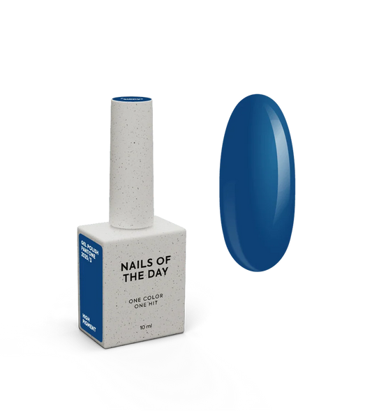 NAILSOFTHEDAY Let’s Special Pantone2025/3 — tiefdunkelblauer Gel-Lack, der in einer einzigen Schicht deckt, 10 ml.
