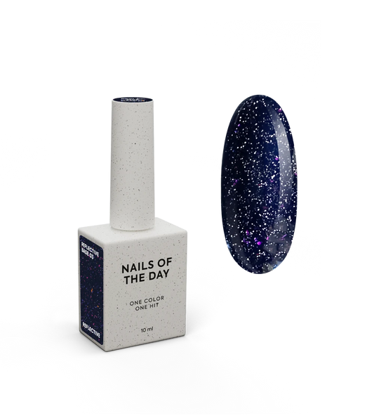 NAILSOFTHEDAY Reflective Base 03 — reflektierende Base mit Schimmer, 10 ml