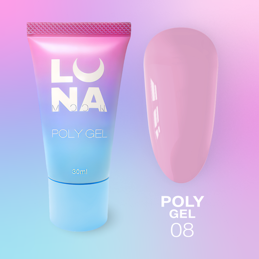 LunaMoon POLY GEL #8,  30ml