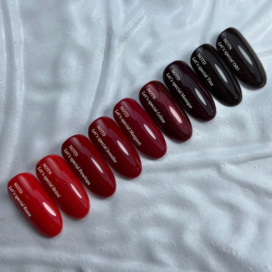 NAILSOFTHENIGHT Let's Special Odri – warmer Gel-Nagellack mit Kirschreflexion, der eine Schicht bedeckt, 10 ml